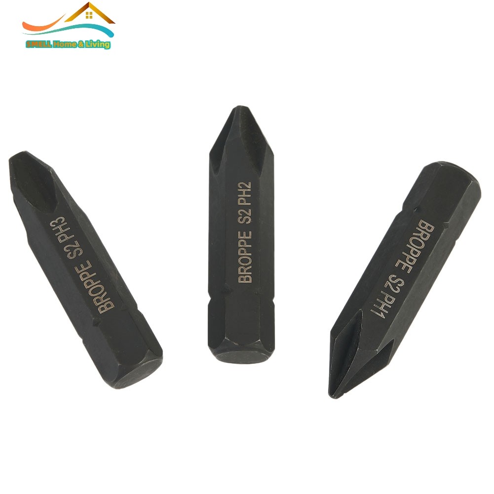 [Smellshi] 3 Bộ tuốc nơ vít điện tác động chéo 36mm PH1 PH2 PH3