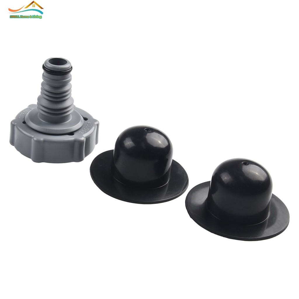 [Smellshi] Van thoát nước màu đen cắm thay thế cho bộ chuyển đổi bể bơi thoát nước với 32mm P6H1419