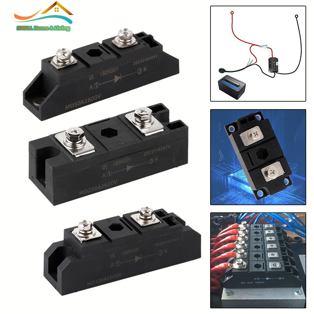 [Smellshi] Diode sạc chống đảo ngược MD50A / MD100A / MD200A1600V Mô-đun điốt chống đảo ngược