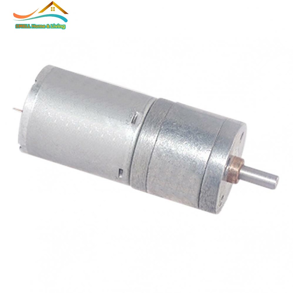 [Smellshi] Động cơ bánh răng JGA25-370 12V Động cơ DC Động cơ bánh răng điện Mô-men xoắn cao