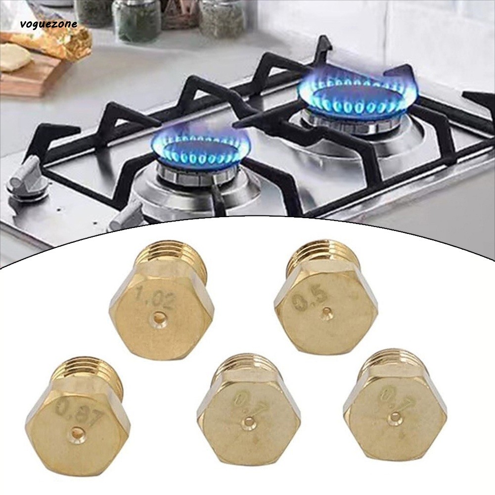 [VOGZONE] 5 Chiếc LPG Gas Jet Set Burner Gas Hob LPG Bộ Chuyển Đổi Vòi Phun Propane