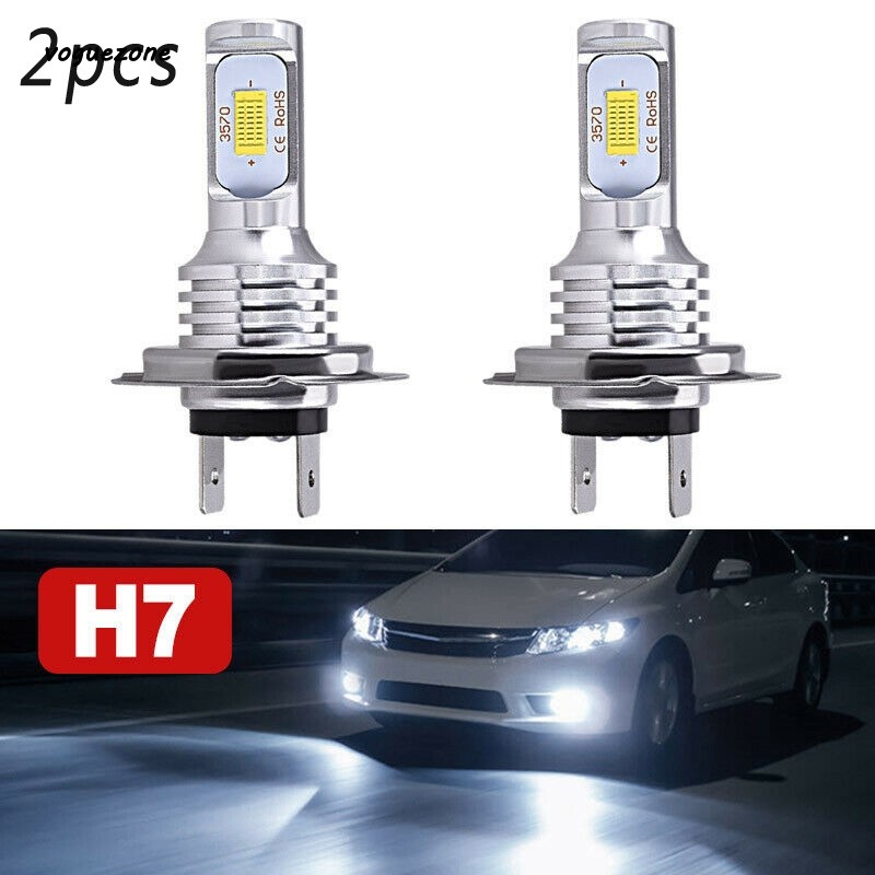 [VOGZONE] Bóng đèn pha LED H7 Đèn chùm thấp cao 55W 8000LM 6000K Siêu sáng