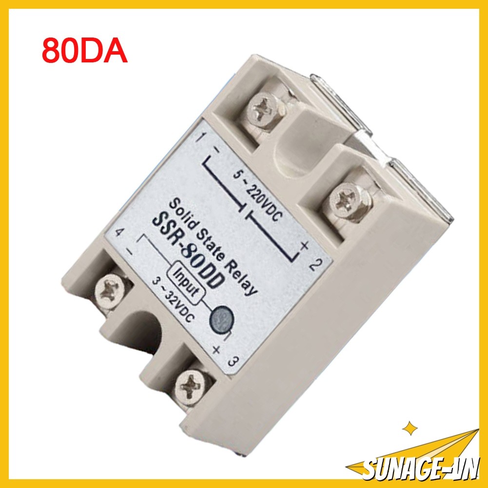 [SUNAGE] Rơle trạng thái rắn một pha chất lượng SSR-10-100DA có điều khiển DC AC