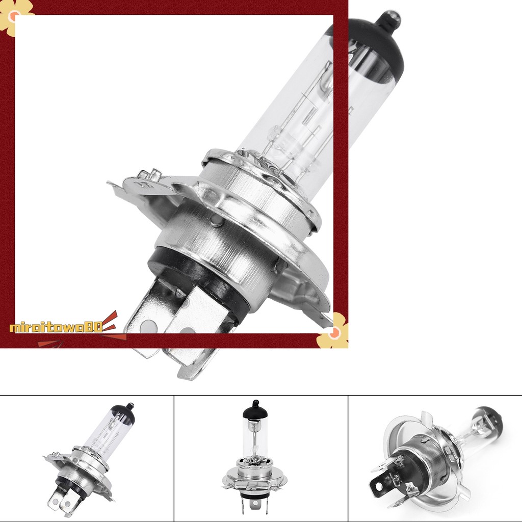 [MRAIT] 1x H4 100W 4300K Xe Xenon Khí Halogen Đèn Pha Bóng Đèn Màu Vàng