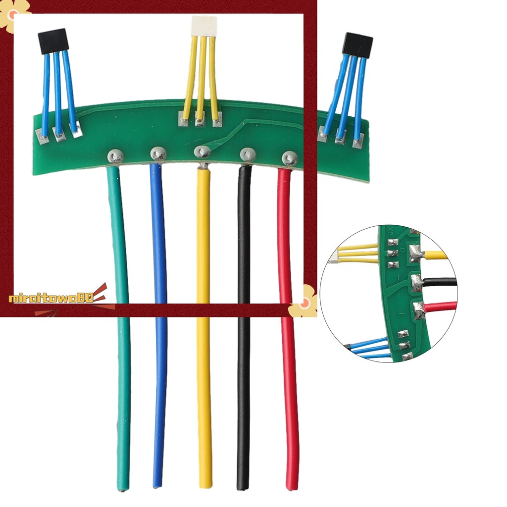 [MRAIT] xe đạp điện Ebike Hall Sensor PCB board 120° Hội trường động cơ bảng PCB 41F