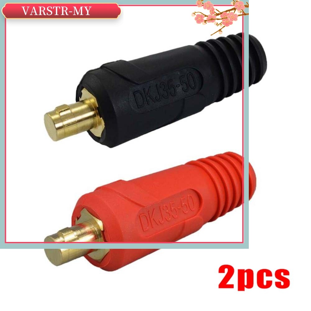 【 VARSTR⭐】 Đầu nối bảng cáp hàn TIG DKJ35-50 315Amp Lắp nhanh 2 chiếc