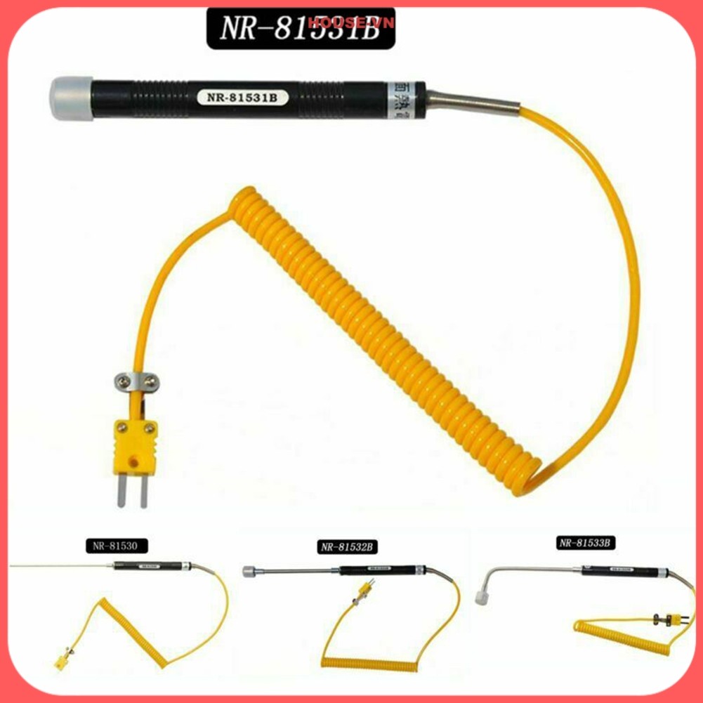 ⭐| Cặp nhiệt điện loại HOUSE-512 K cho cảm biến đầu dò nhiệt độ 500°C Cho Nhiệt Kế 81531 {house-vn}