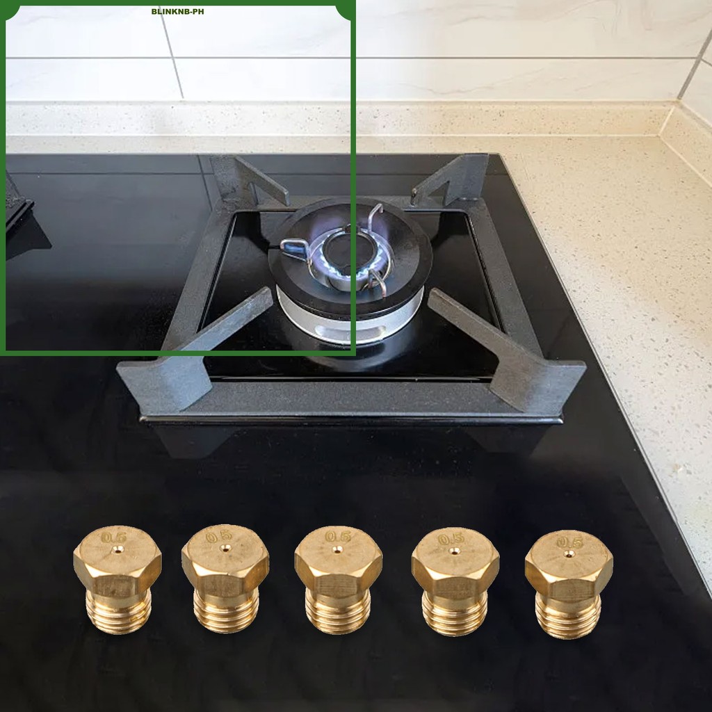 ⛤BNB-512⛤ 5 Cái Cho LPG Gas Jet Set Đốt Gas Hob Cho LPG Bộ Chuyển Đổi Vòi Phun Propane {blinknb-ph}