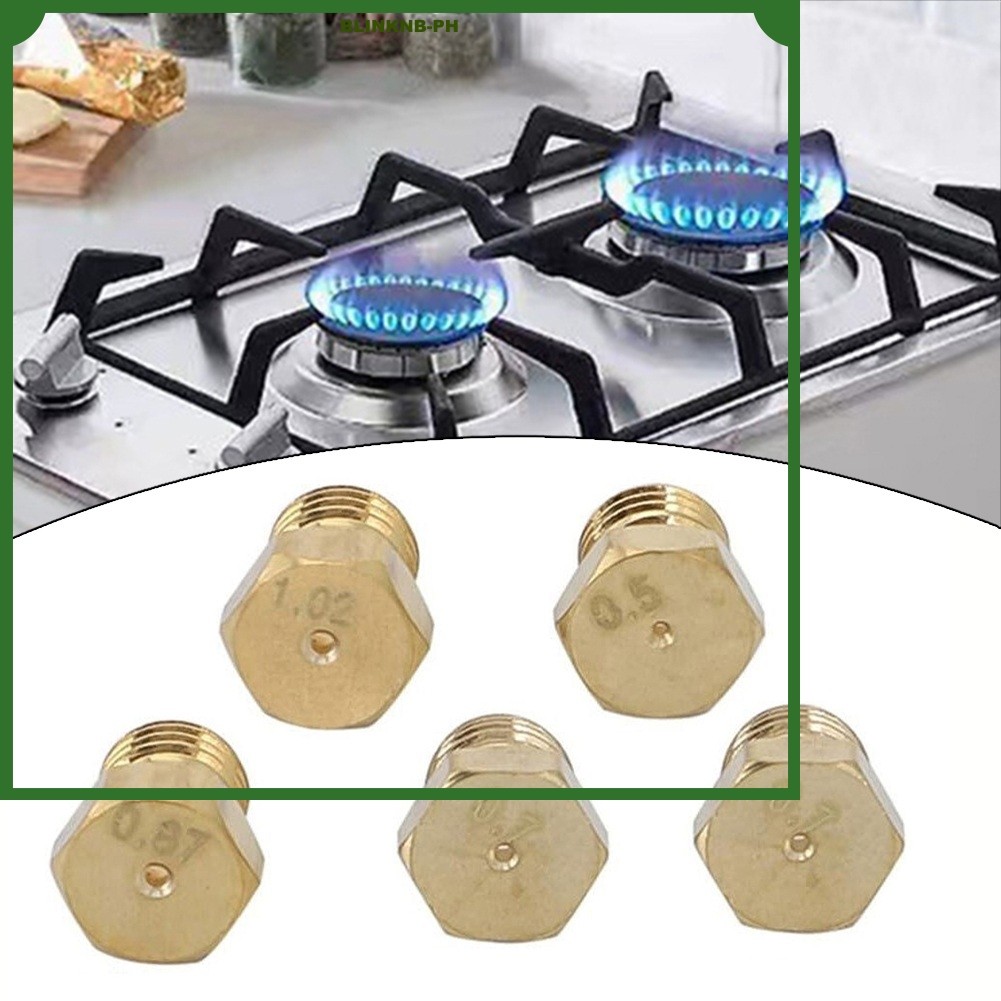 ⛤BNB-512⛤ 5 Cái Cho LPG Gas Jet Set Đốt Gas Hob Cho LPG Bộ Chuyển Đổi Vòi Phun Propane {blinknb-ph}