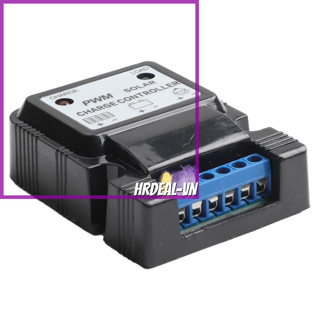 [HRDEAL] Bộ điều khiển sạc bảng điều khiển năng lượng mặt trời 3 tầng 6V 12V 10A cho bộ sạc pin PWM