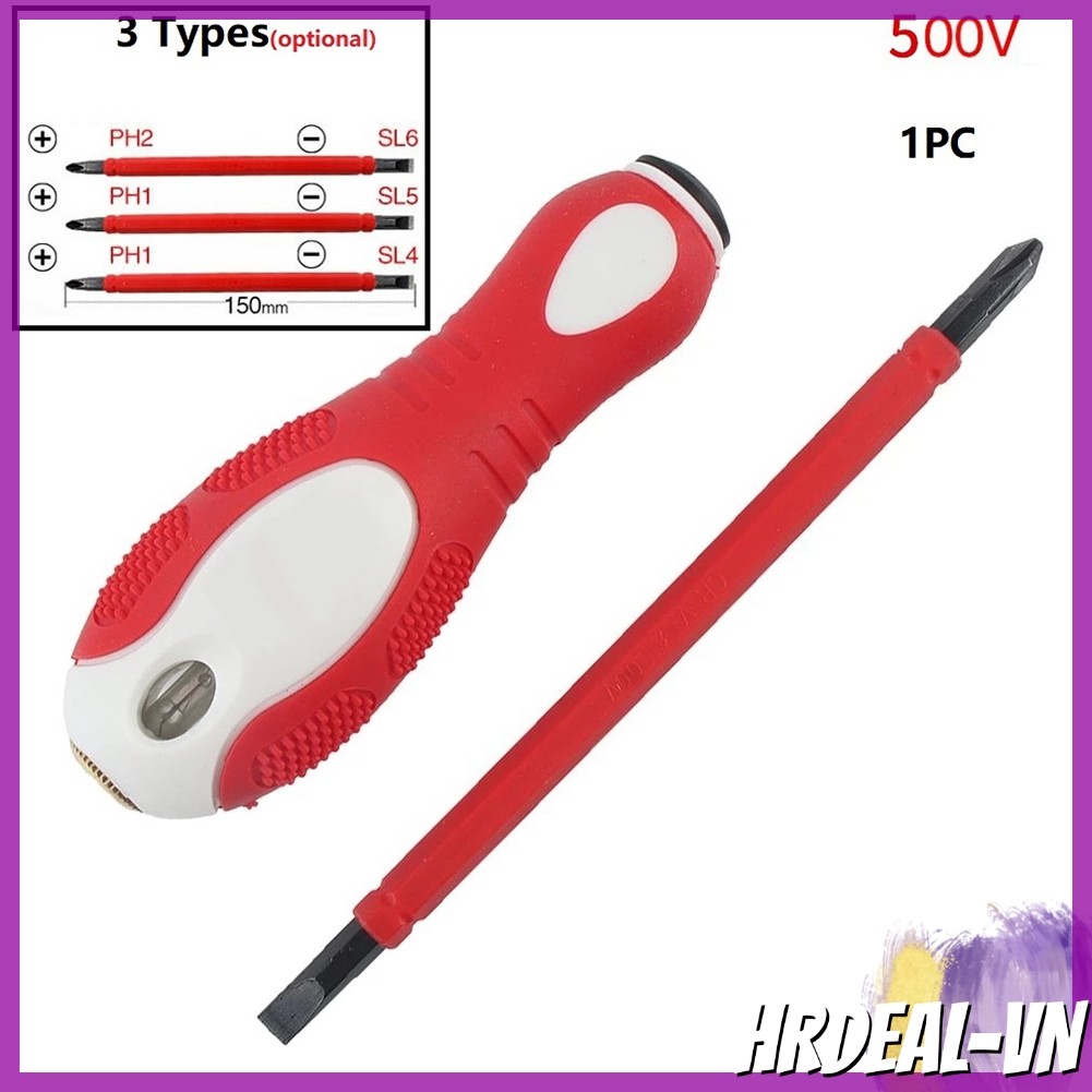 [HRDEAL] Bút thử điện tuốc nơ vít kép PH1 / SL4 PH1 / SL5 PH2 / SL6 Đầu kép