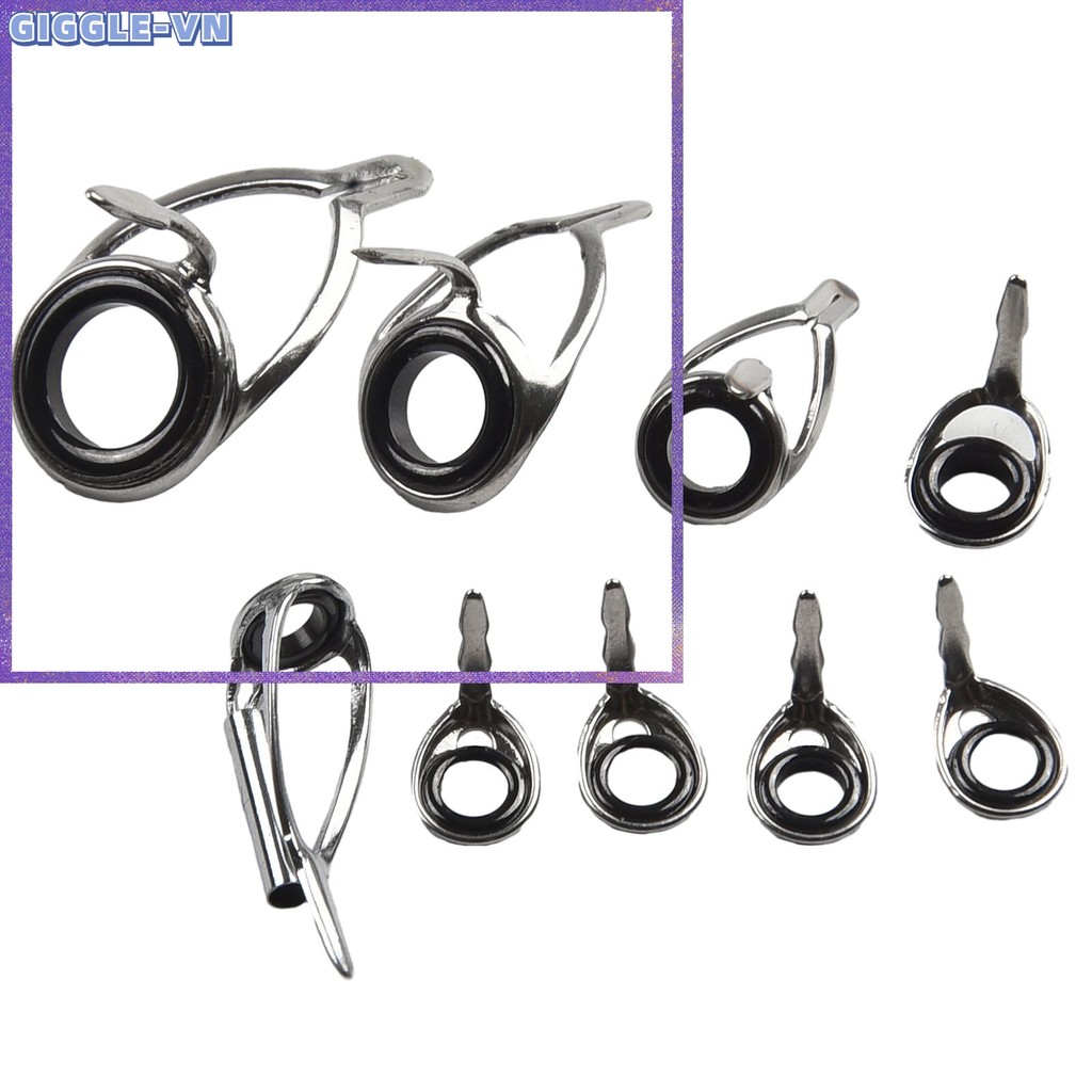 [GIGGLE] Cần câu Top Ring Tip Eye Guide Repair Kit Guide Ring Over Rings Thay thế