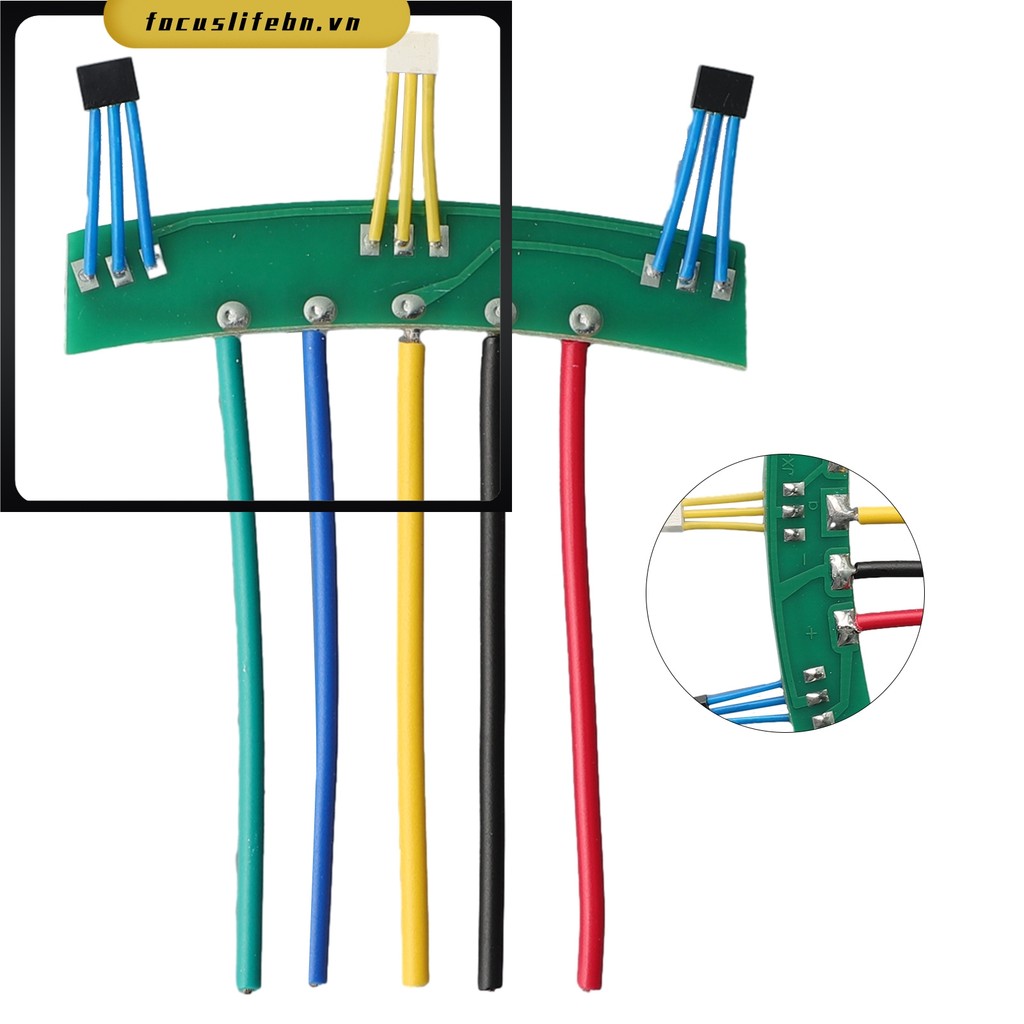 [FOCUSLIFE] xe đạp điện Ebike Hall Sensor PCB board 120° Hội trường động cơ bảng PCB 41F