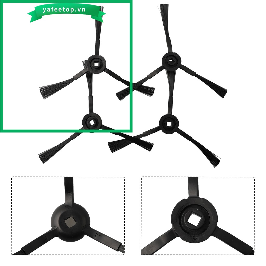 [TOP] 4 Bàn chải bên cho Eufy cho RoboVac L35 Hybrid / L35 Hybrid + / LR30 Hybird +