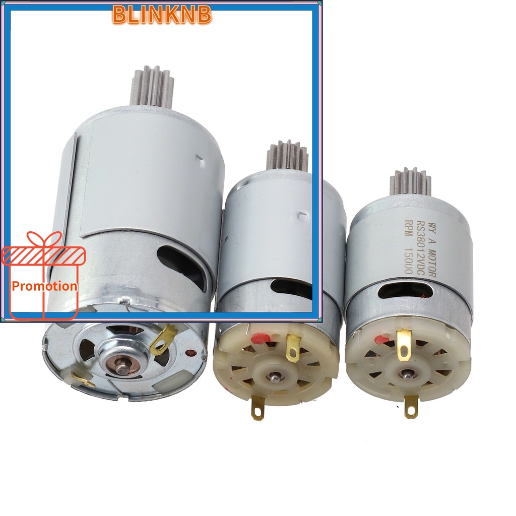 [BLINKNB] Động Cơ Cho Xe Điện 550 RS390 RS380 12V 6V DL555 24V 10 / 12 Răng 1 cm