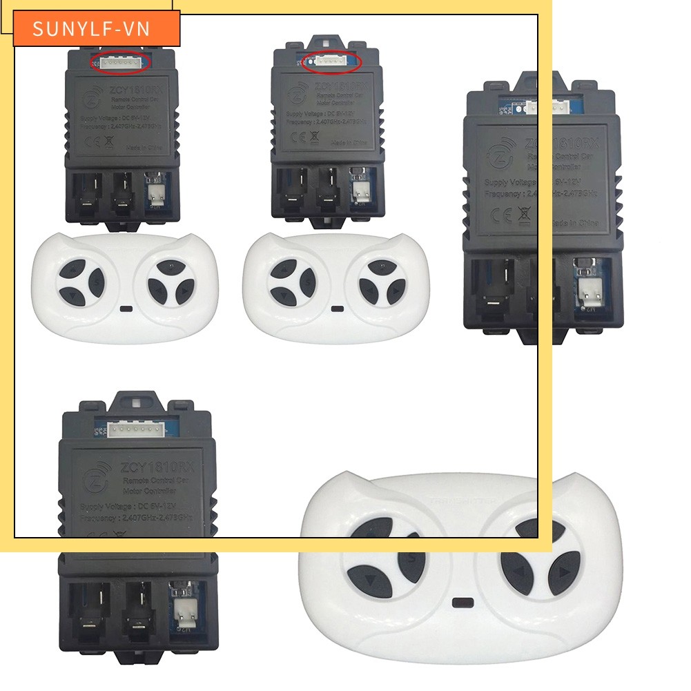 < SUNYLF > Hộp Điều Khiển JR1810RX 6-12V Cho Trẻ Em Xe Điện ZCY1810RX Thu 5 pin 7pin