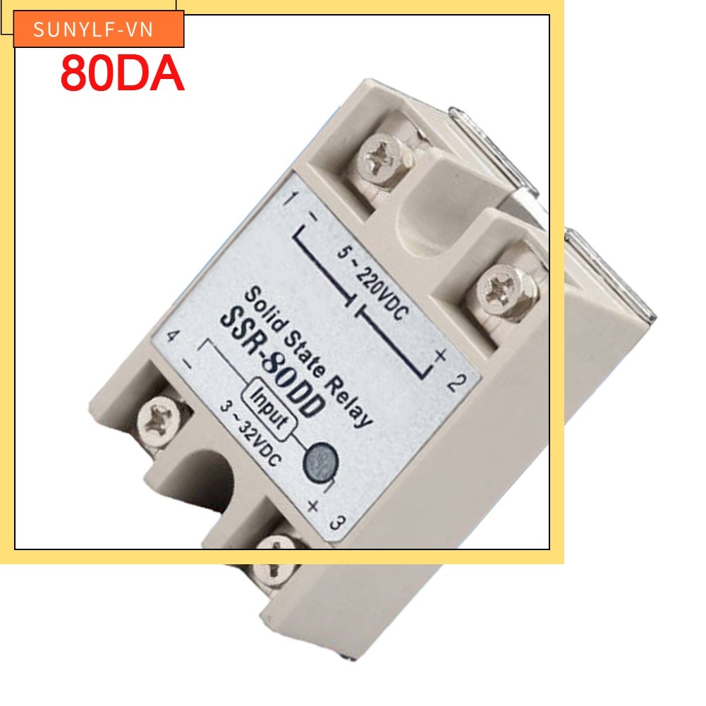 < SUNYLF > Rơle trạng thái rắn một pha chất lượng SSR-10-100DA có điều khiển DC AC