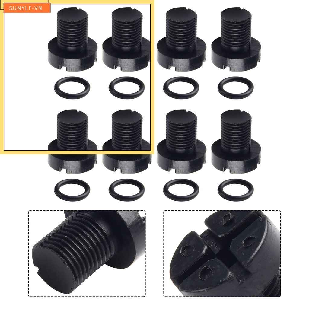 < SUNYLF > Vít chảy máu bình mở rộng tản nhiệt 8X cho BMW 1 3 5 7 Series X3 17111712788