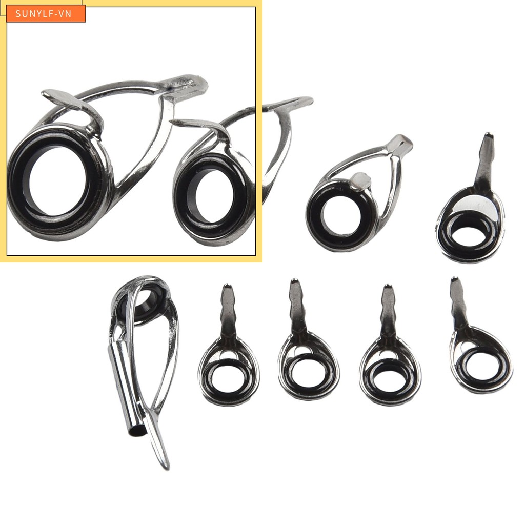 < SUNYLF > Cần câu Top Ring Tip Eye Guide Repair Kit Guide Ring Over Rings Thay thế