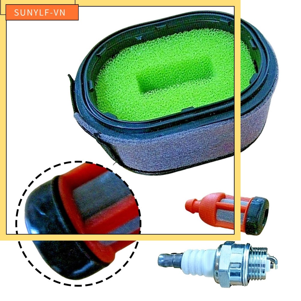 SUNYLF◎Bộ bảo trì điều chỉnh MS460 MS660 cho MS460 MS660: Bộ lọc không khí & nhiên liệu + Spark