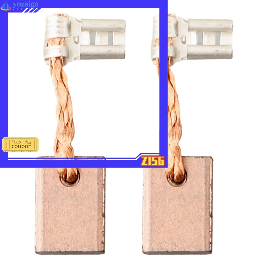[5.29] {} 2 chiếc không dây cho cờ lê tác động Bàn chải Carbon cho 18V GDS250-Li GDR180-LI