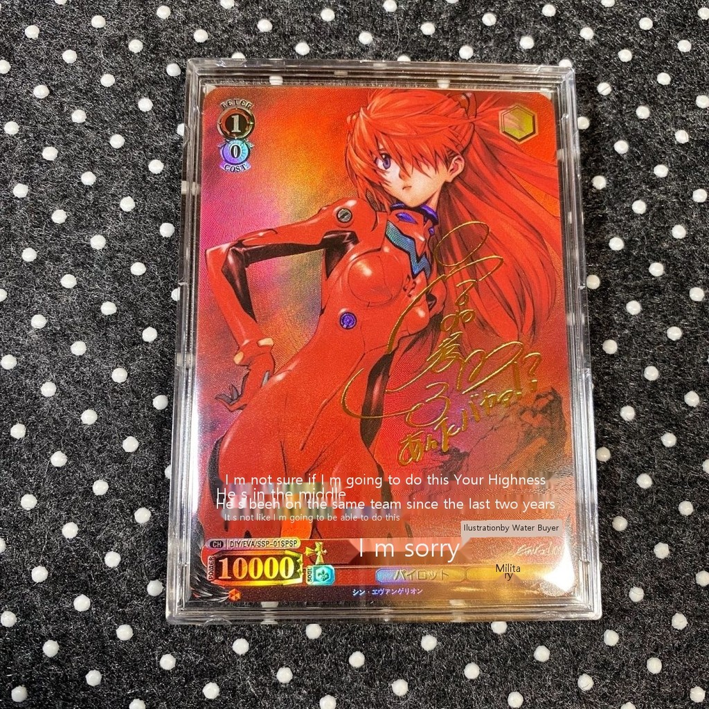 [Asuka] Evangelion eva Asuka Battle Suit Giả WS Bộ sưu tập tự chế Thẻ Flash
