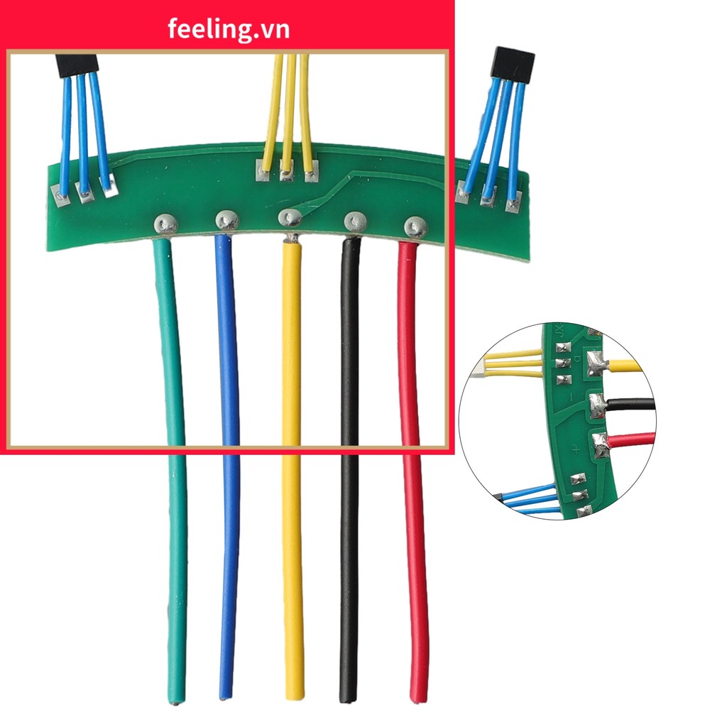 [FEELING] xe đạp điện Ebike Hall Sensor PCB board 120° Hội trường động cơ bảng PCB 41F