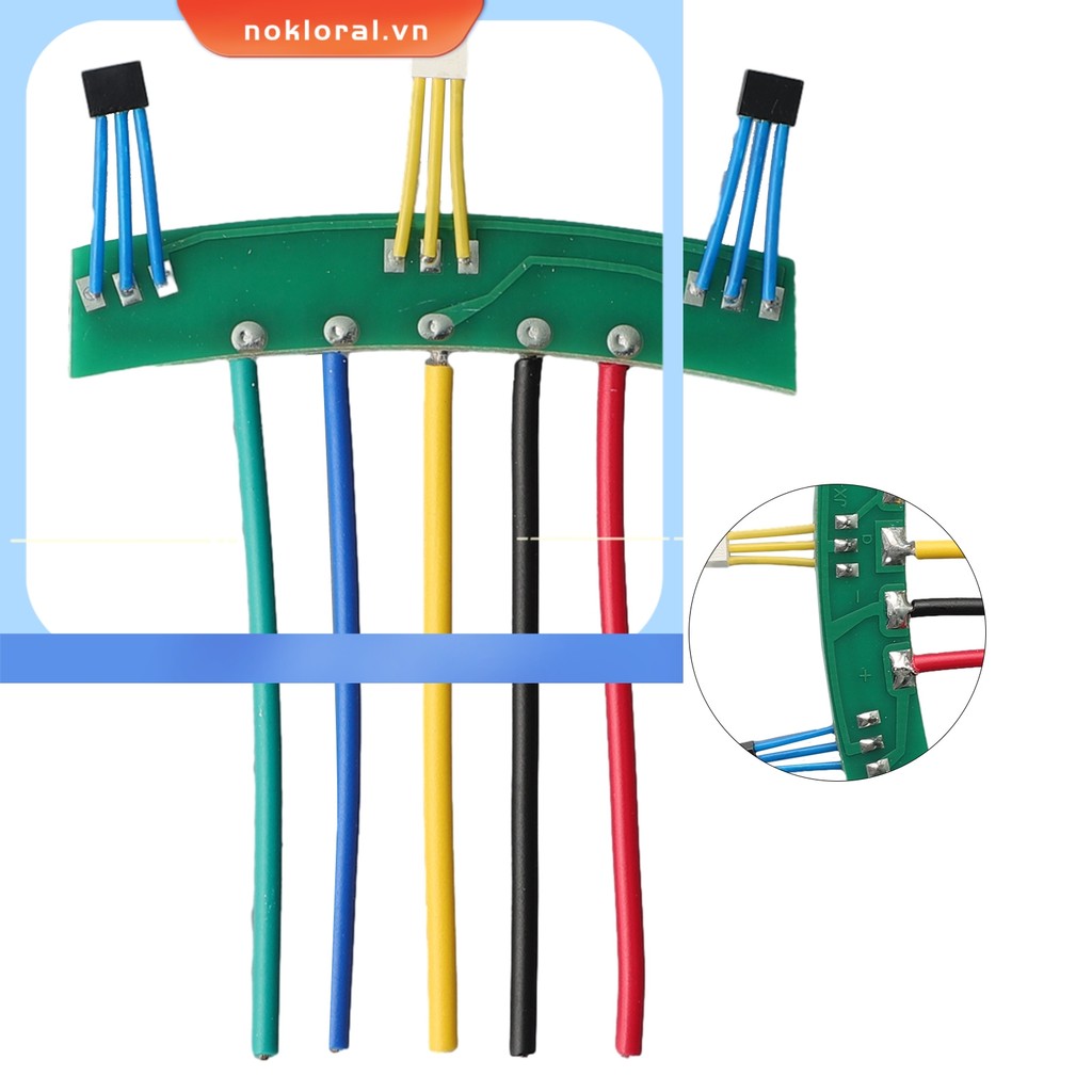 [NKRA] xe đạp điện Ebike Hall Sensor PCB board 120° Hội trường động cơ bảng PCB 41F