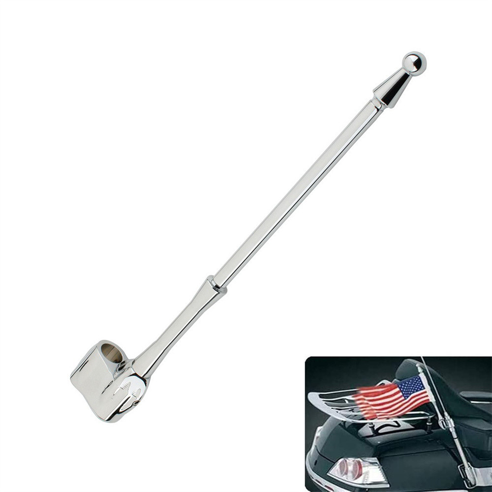 Giá treo hành lý phía sau Giá treo cờ cho Honda Goldwing GL1800 GL 1800
