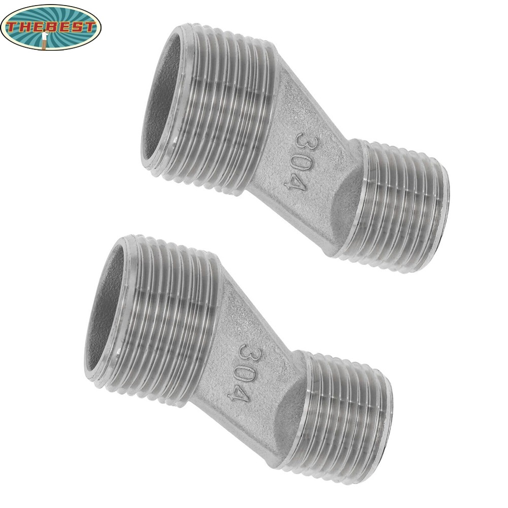 [Giảm Giá] 2 Chiếc Phòng Tắm S-Connector 1 / 2 '' Nam Đến 3 / 4 '' Nam Offset Adapter Phần Cứng❀