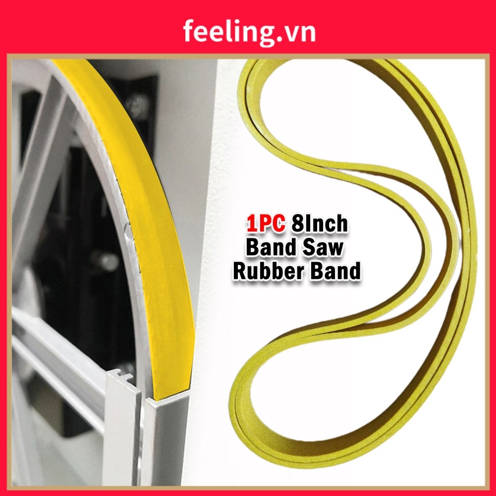 [FEELING] WoodWorking Band Saw Rubber Band Saw Scroll Wheel Rubber Ring 8Inch ​