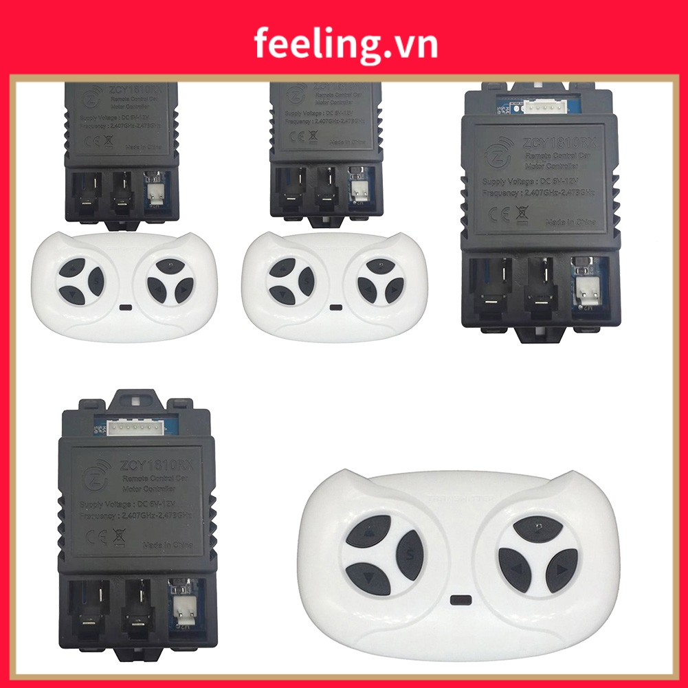 [FEELING] Hộp Điều Khiển JR1810RX 6-12V Cho Trẻ Em Xe Điện ZCY1810RX Thu 5 pin 7pin