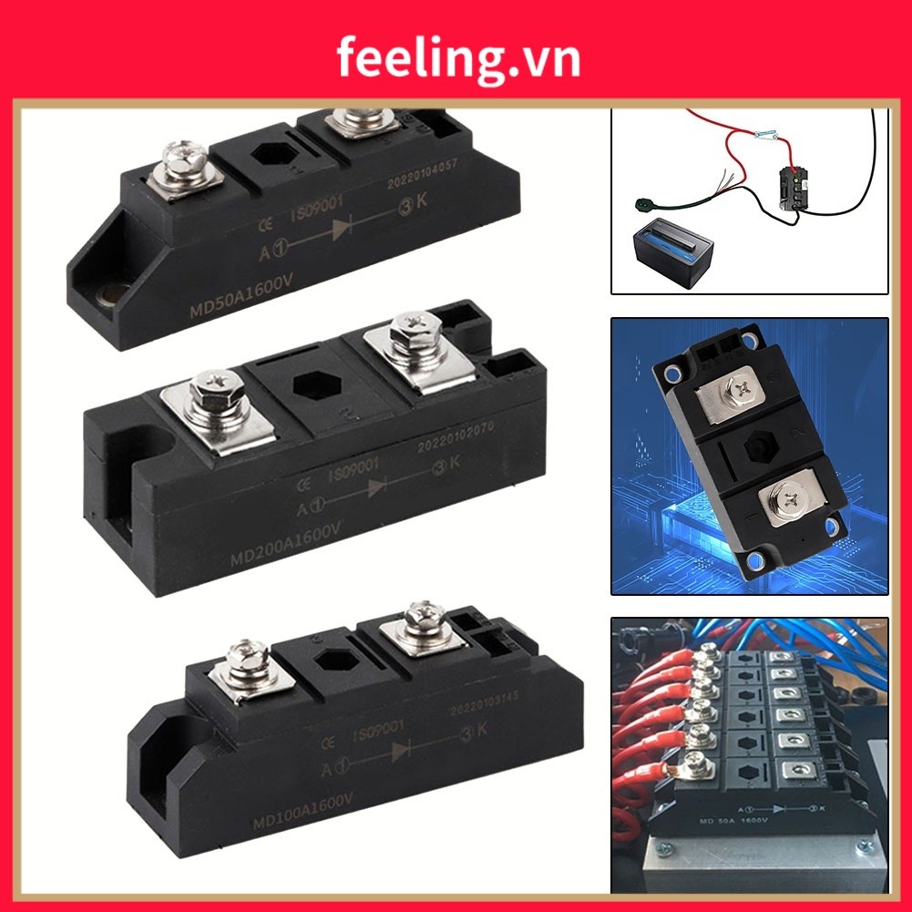 [FEELING] Diode sạc chống đảo ngược MD50A / MD100A / MD200A1600V Mô-đun điốt chống đảo ngược