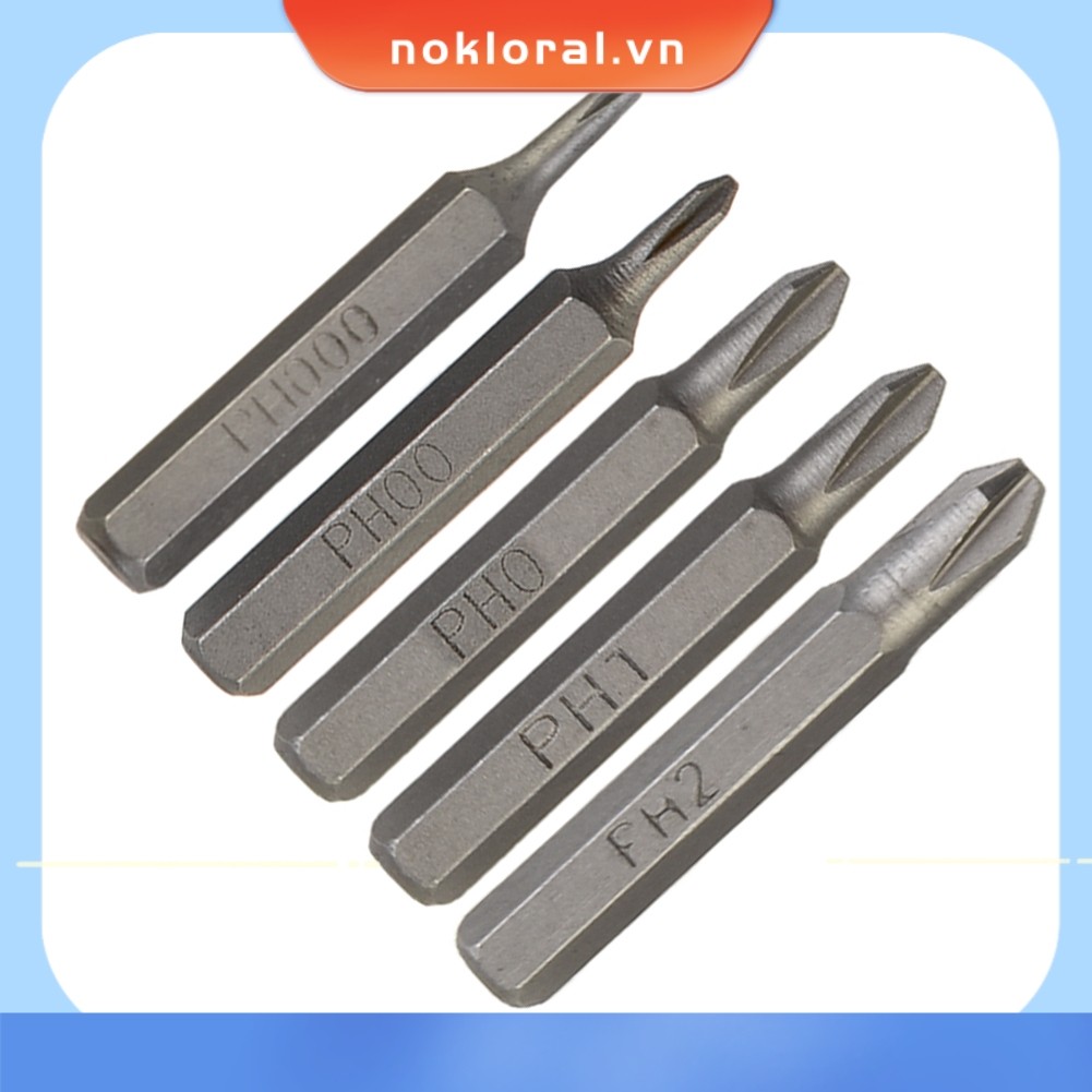 [NKRA] Mũi tuốc nơ vít chéo H4 × 28mm PH0000 PH000 PH00 PH0 PH1 PH2 4mm Chuôi lục giác