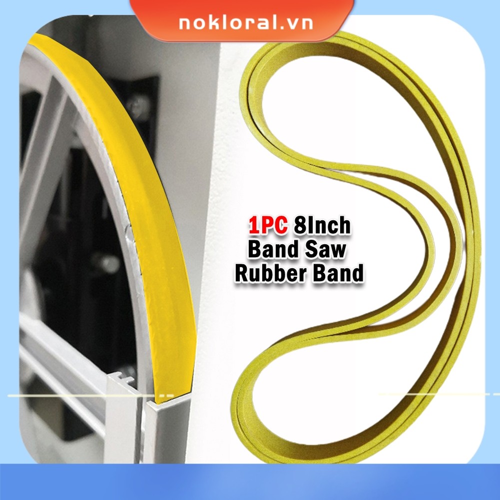[NKRA] WoodWorking Band Saw Rubber Band Saw Scroll Wheel Rubber Ring 8Inch ​