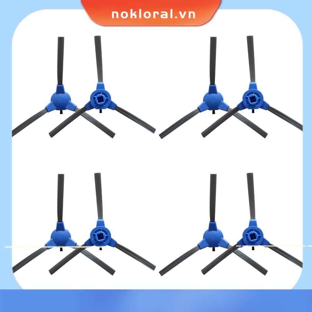 [NKRA] 8 Bàn Chải Bên Cho Kyvol Cybovac E20 E30 E31 Robot Hút Bụi Phần