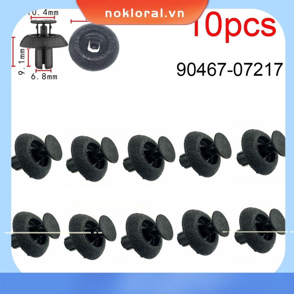 [NKRA] 10x Dành Cho LEXUS LS460 LS460L RX350 RX450H Nắp Động Cơ Kẹp Tản Nhiệt Hỗ Trợ Kẹp