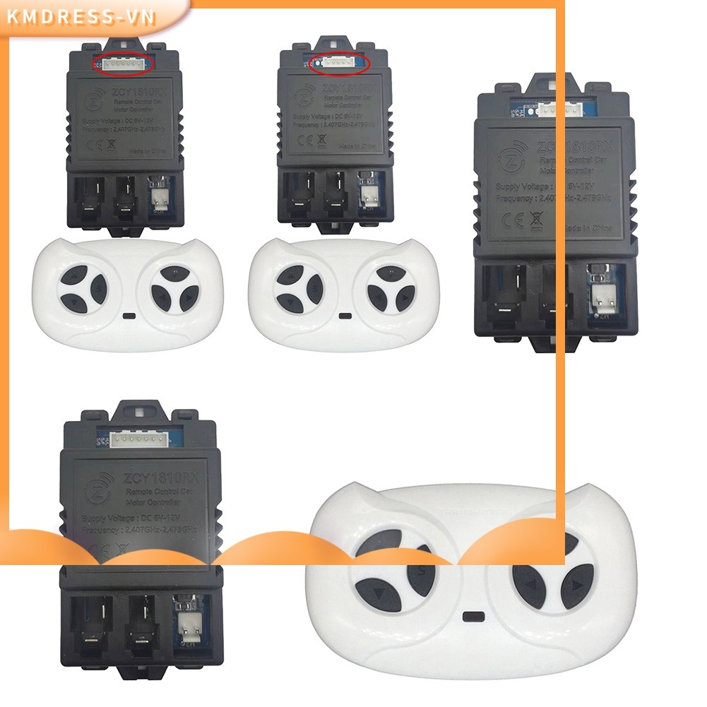 Hộp Điều Khiển JR1810RX 6-12V Cho Trẻ Em Xe Điện ZCY1810RX Thu 5 pin 7pin