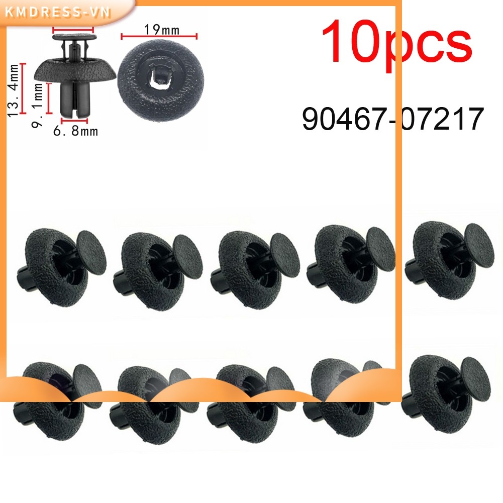 【 KMDRESS 】 10x Dành Cho LEXUS LS460 LS460L RX350 RX450H Nắp Động Cơ Kẹp Hỗ Trợ Tản Nhiệt Kẹp
