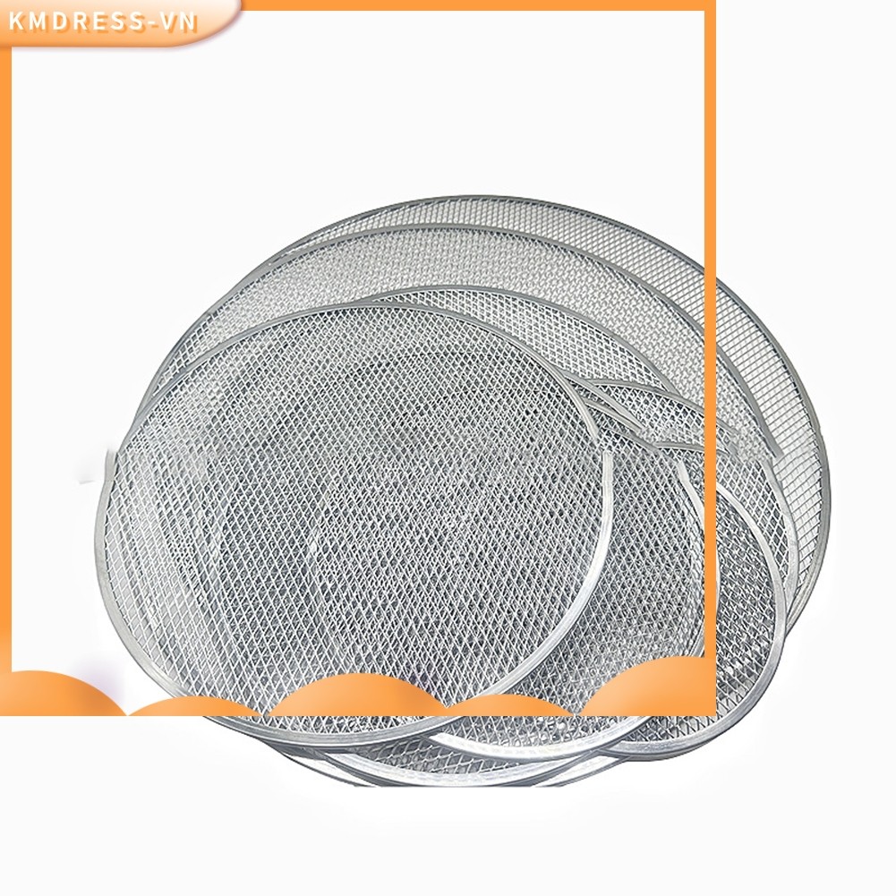 [KMDRESS] Pizza Stone Lưới Nhôm Pizza Màn Hình Khay Nướng Bánh Pasta Lưới Pizza