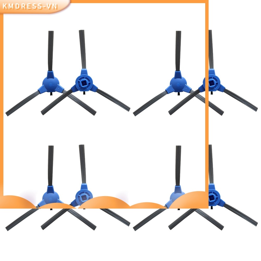 [KMDRESS] 8 Bàn chải bên cho các bộ phận máy hút bụi Robot Kyvol Cybovac E20 E30 E31