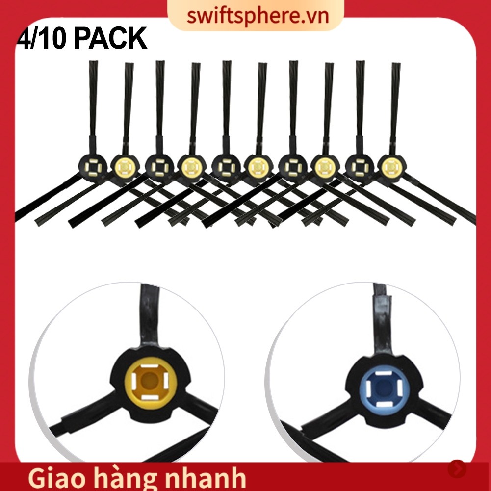 [SSPE] Bàn chải bên góc cho các bộ phận thay thế cây lau nhà và chân không Robot ILIFE V3x