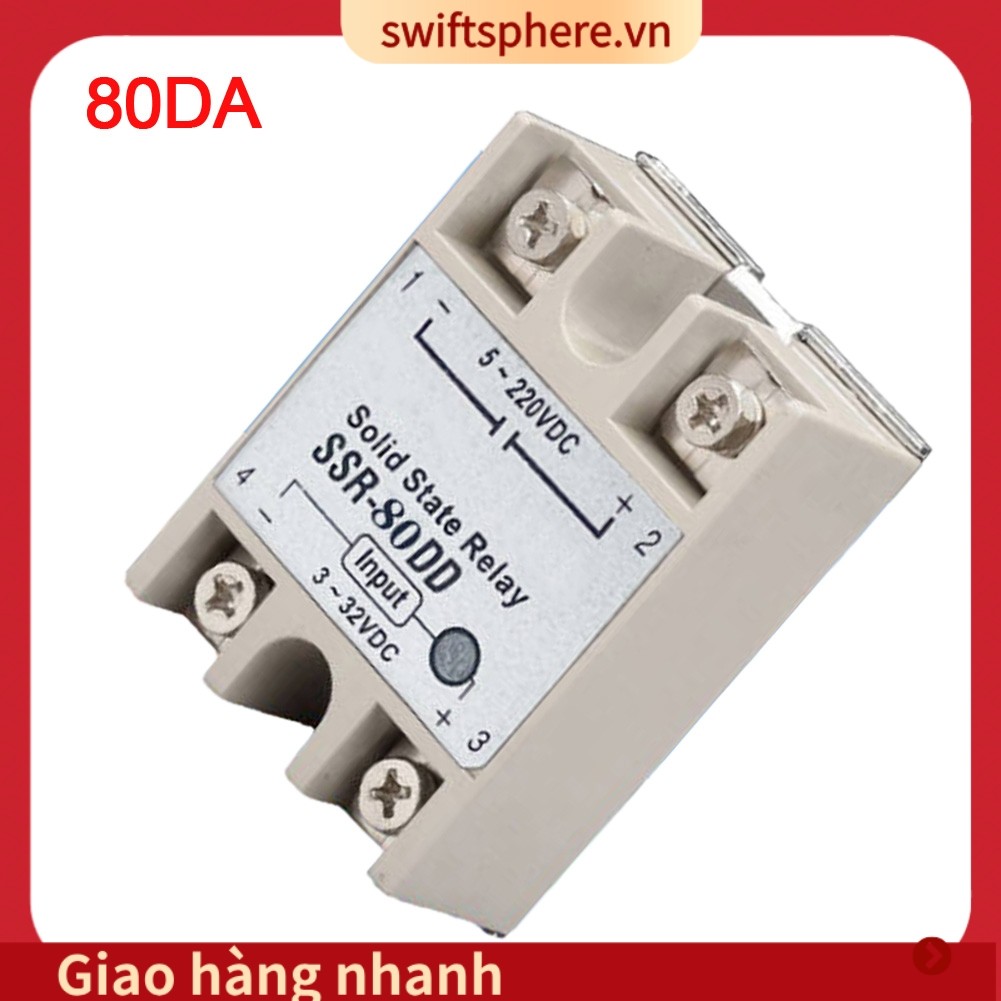[SSPE] Rơle trạng thái rắn một pha chất lượng SSR-10-100DA có điều khiển DC AC
