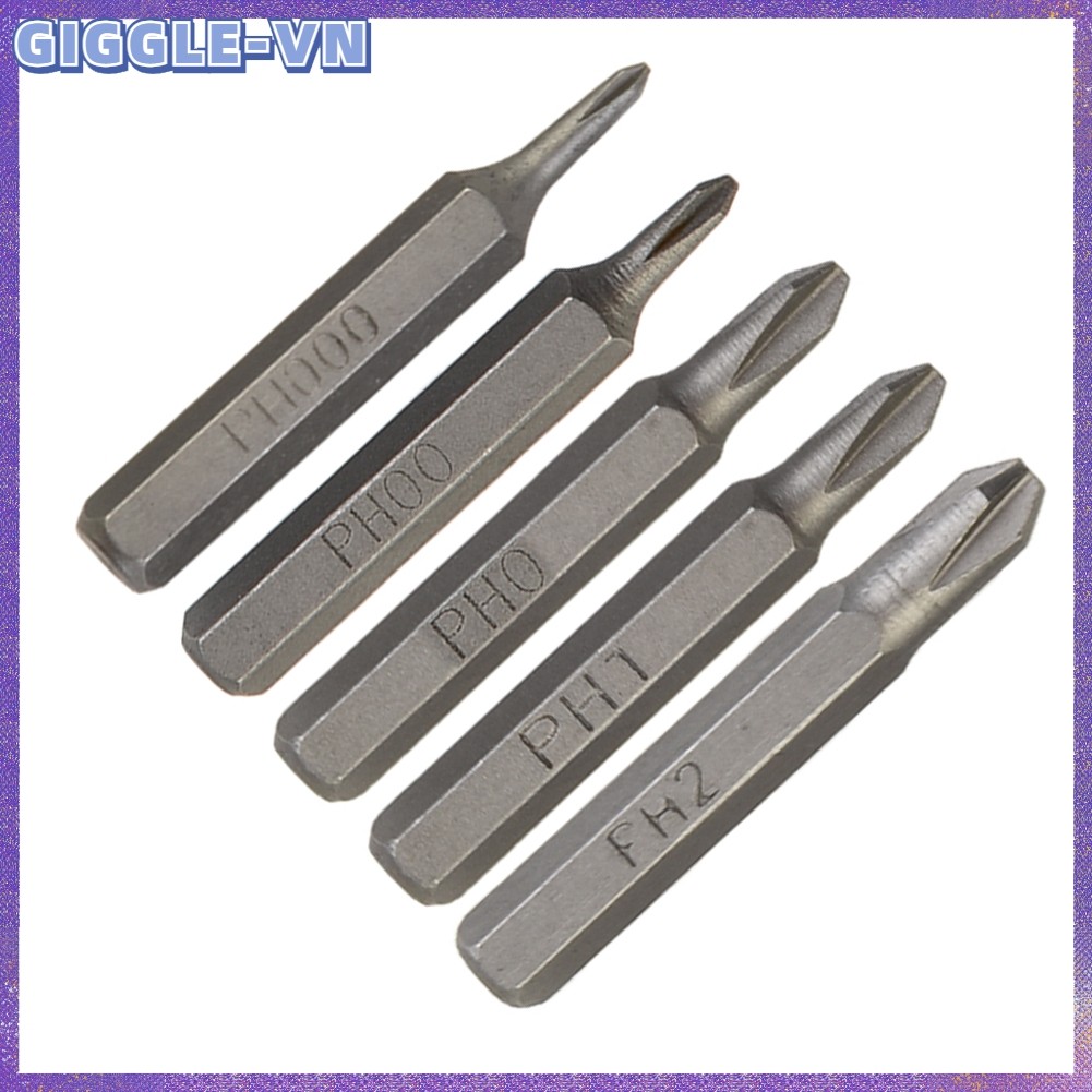 [GIGGLE] Mũi tuốc nơ vít chéo H4 × 28mm PH0000 PH000 PH00 PH0 PH1 PH2 4mm Chuôi lục giác