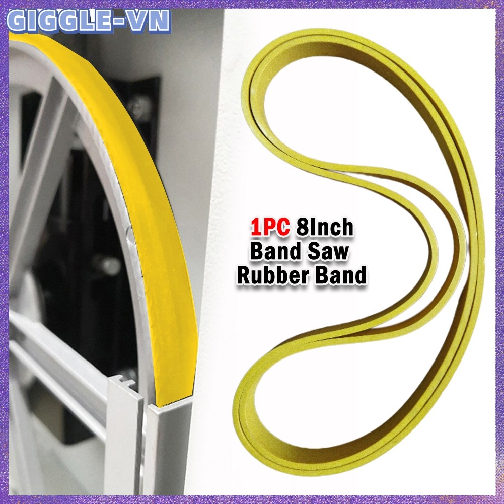 [GIGGLE] WoodWorking Band Saw Rubber Band Saw Scroll Wheel Rubber Ring 8Inch ​