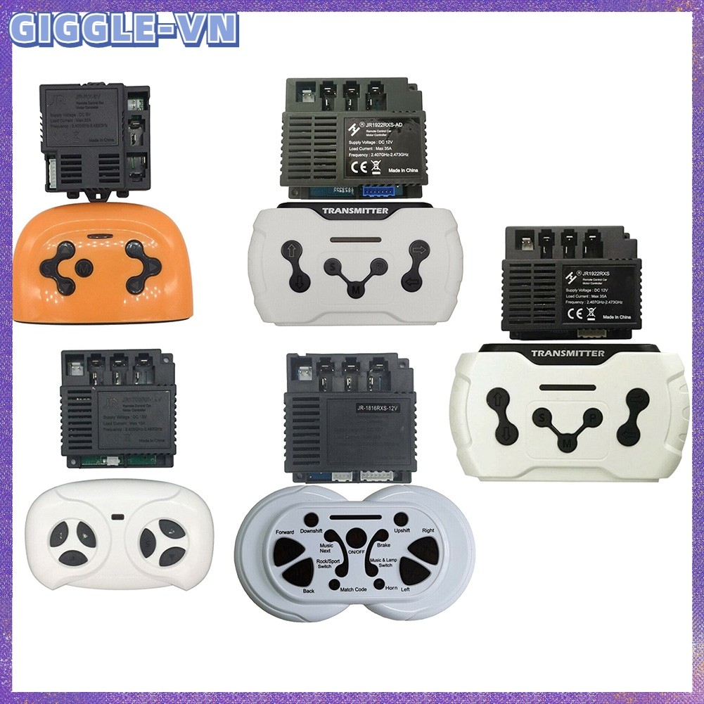 [GIGGLE] Hộp Điều Khiển HY JR-RX-12V 6V 24V Cho Xe Điện Trẻ Em 2.4GHz RC