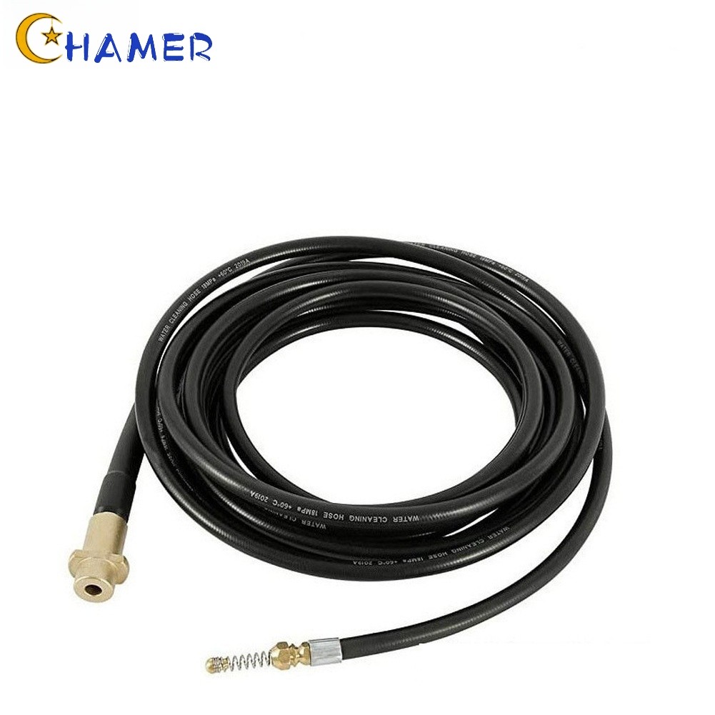 {July in New} Ống làm sạch cống áp lực cao Ống đầu lò xo 6 10 15 20 mét cho Karcher