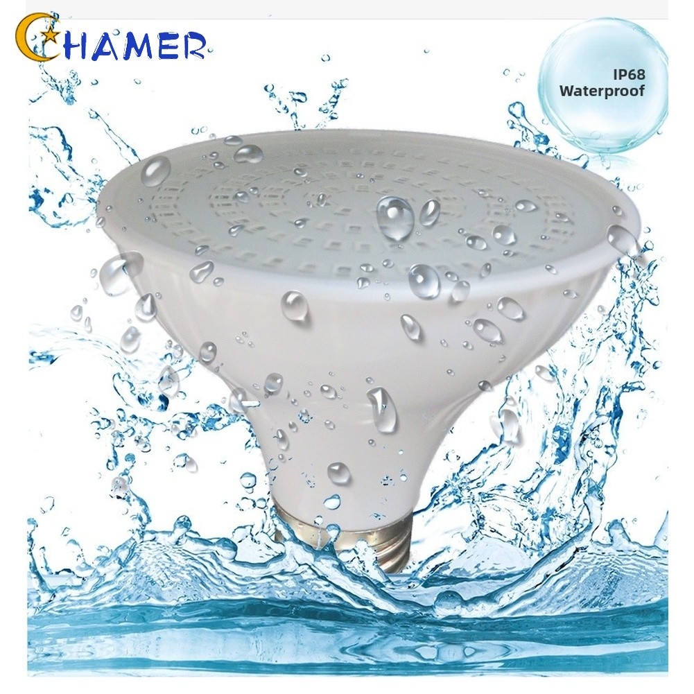 {July in New} E26 base SPA / Bồn tắm / Bể bơi / Đài phun nước Đèn LED dưới nước 15W Điều khiển từ xa