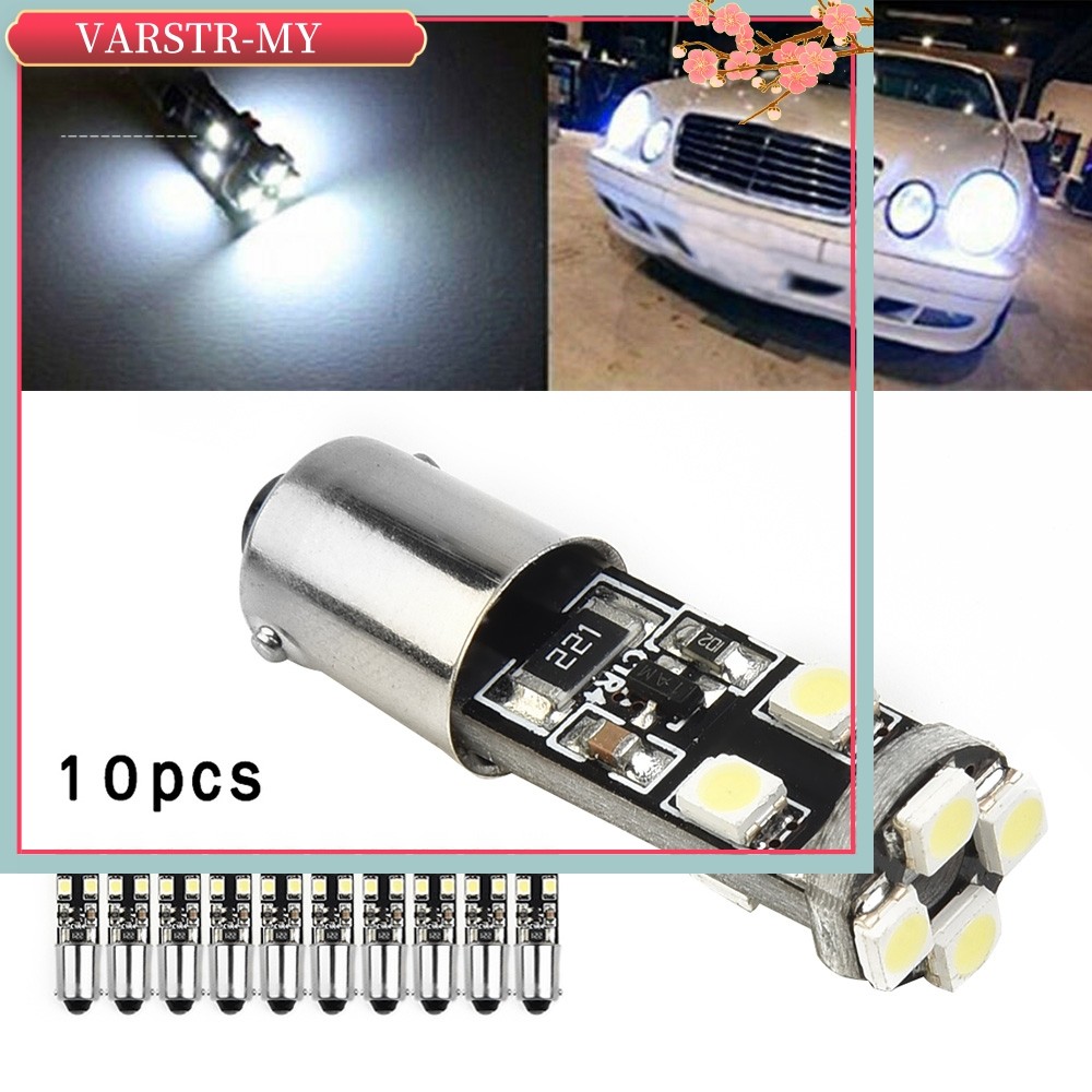 < VARSTR > 10xCar Bóng Đèn LED Đỗ Xe Không Lỗi Cho Xe Mercedes-Benz W210 E55 Dành Cho Xe AMG BA9S h6