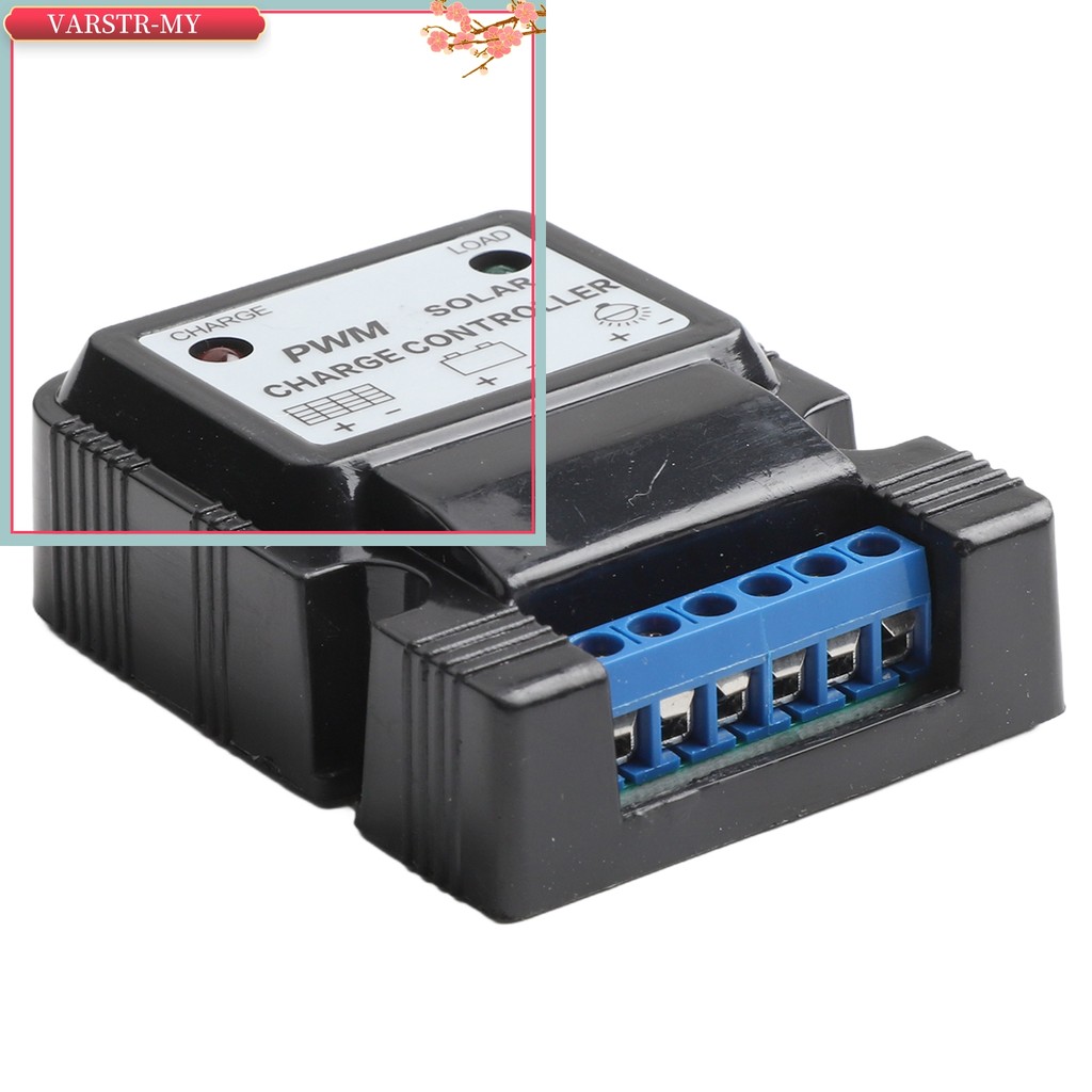 < VARSTR > Bộ điều khiển sạc bảng điều khiển năng lượng mặt trời 3 tầng 6V 12V 10A cho bộ sạc pin PW